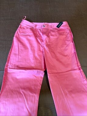 Jones New York Pink Wide-Leg Pants